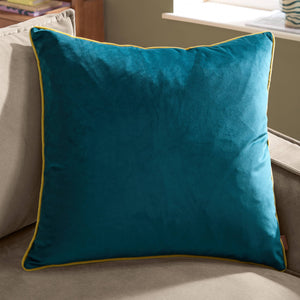 Meridian Velvet Cushion Teal/Cylon