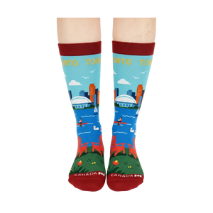 Toronto Scenic Crew Socks