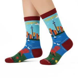 Toronto Scenic Crew Socks