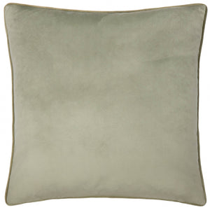 Meridian Velvet Cushion Green/Sage