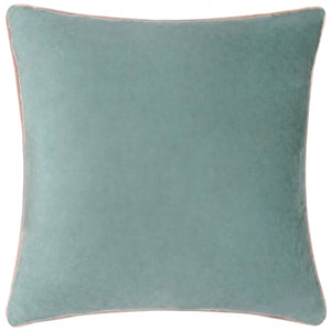 Meridian Velvet Cushion Mineral/Blush