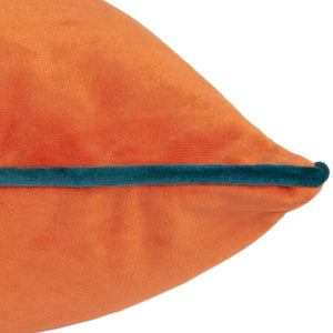 Meridian Velvet Cushion Tiger/Teal