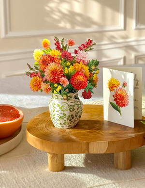 Mini Dahlia Sunrise Pop-Up Bouquet