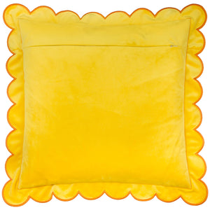 Ravioli Velvet Cushion Lemon/Ginger