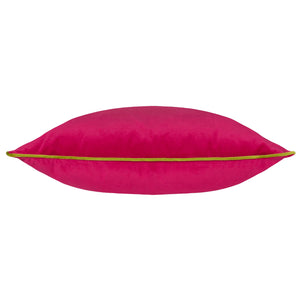 Meridian Velvet Cushion Hot Pink/Lime