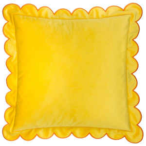 Ravioli Velvet Cushion Lemon/Ginger