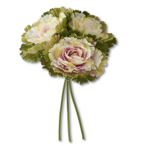 11.5 inch pink cabbage bundle (3 stems)