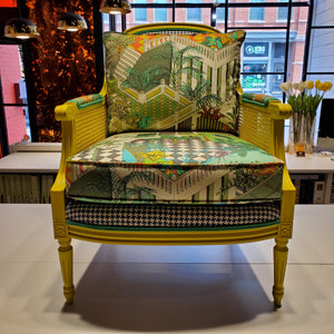 Michael French Cane Chair