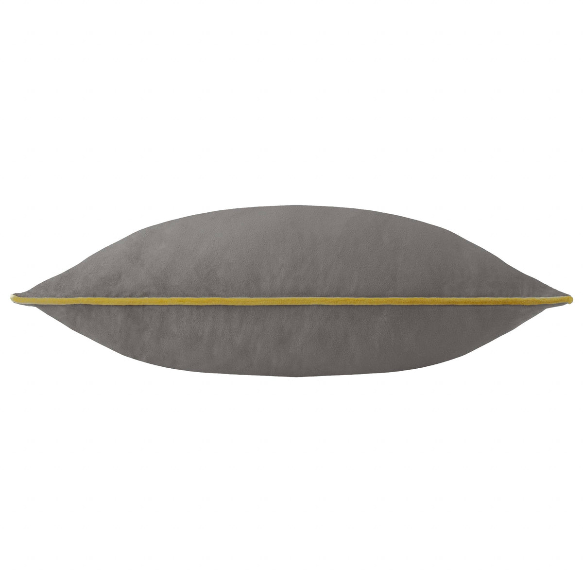 Meridian Velvet Cushion Charcoal/Moss