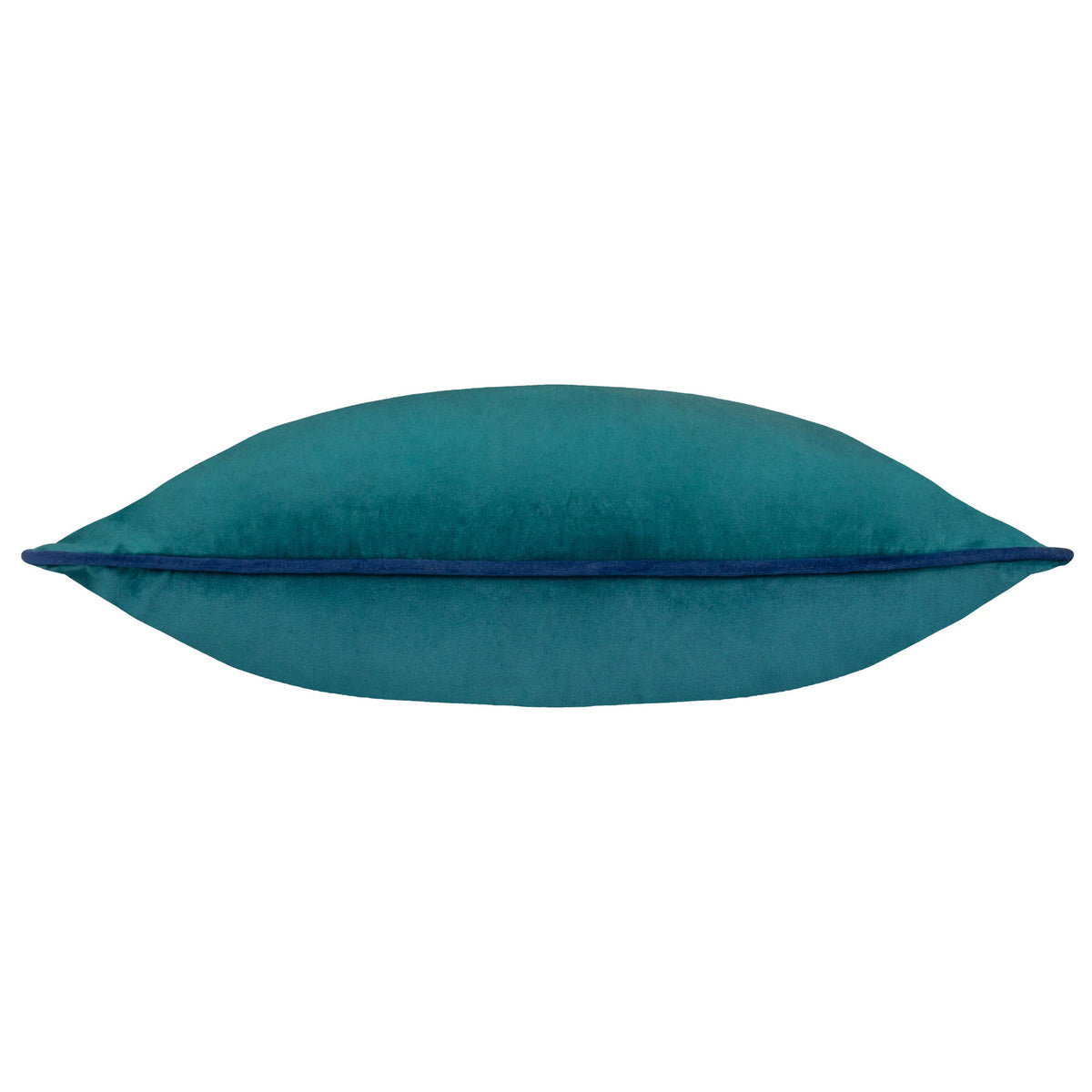 Meridian Velvet Cushion Teal/Navy