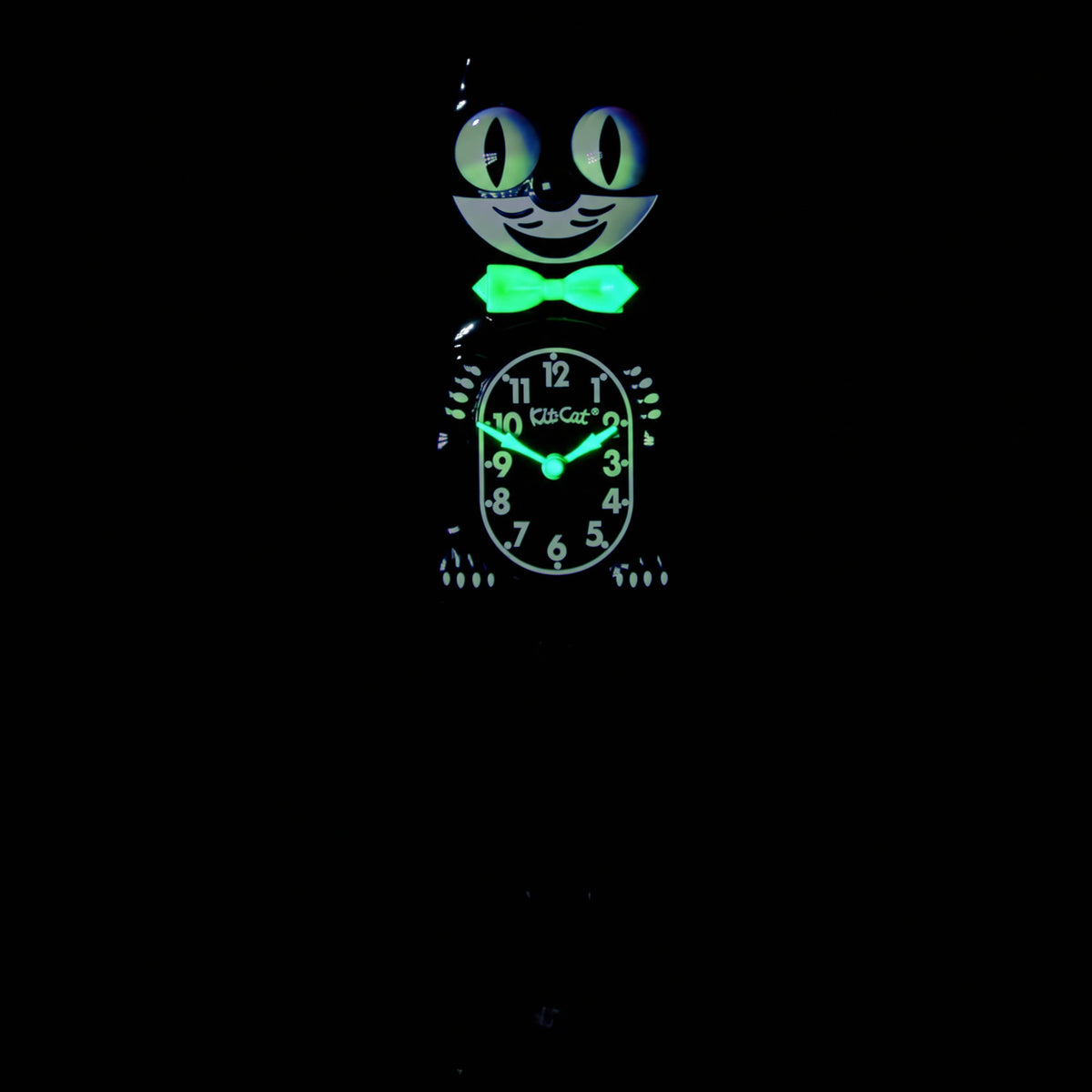 Black Glow-in-the-Dark - Kit-Cat Klock
