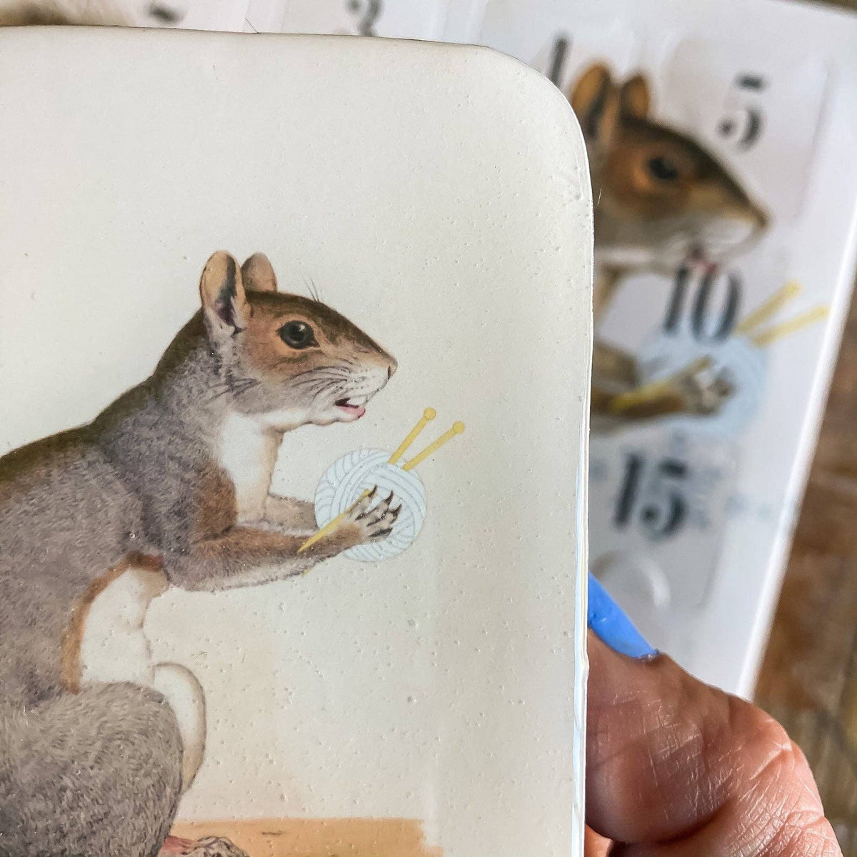 Yarn Squirrel Tin