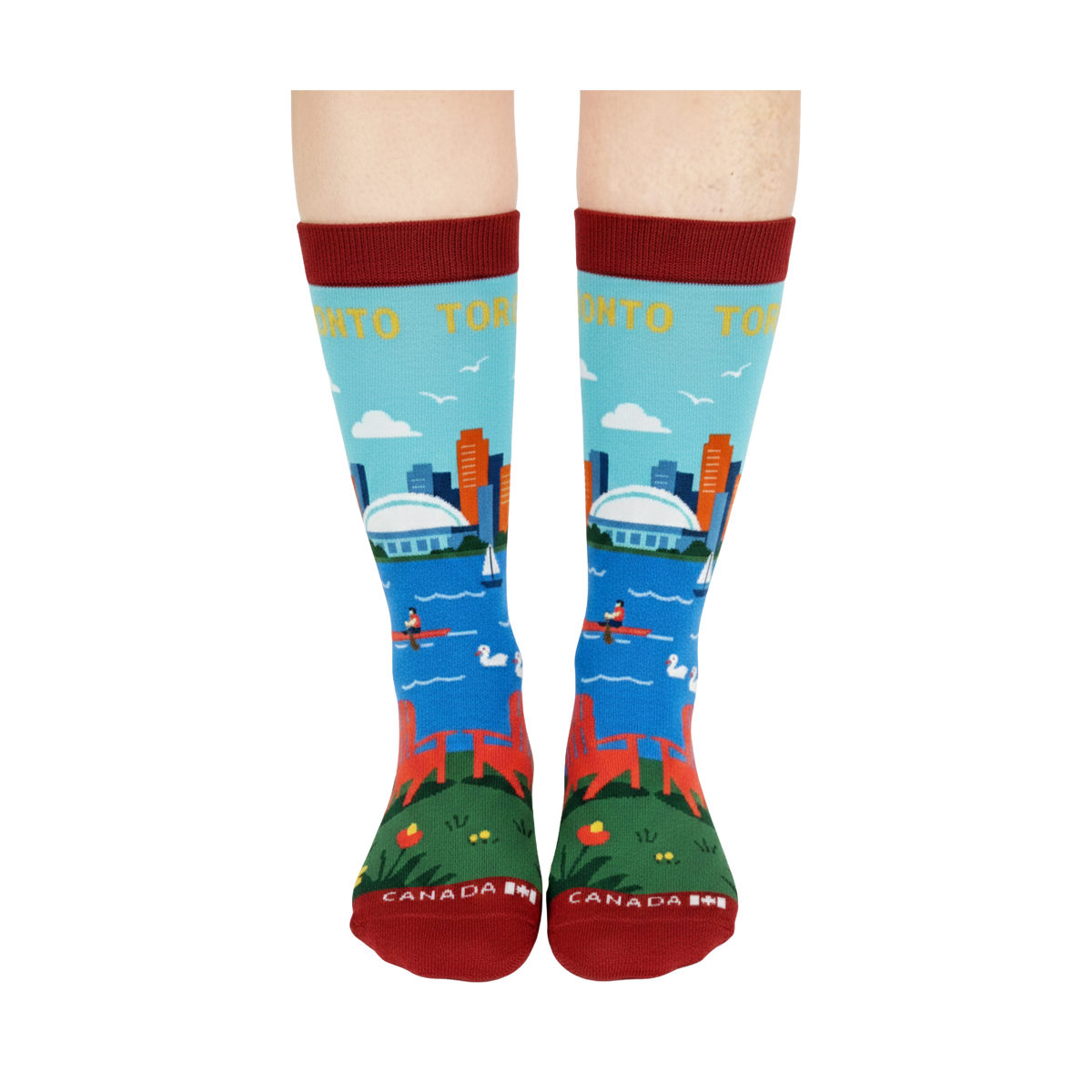 Toronto Scenic Crew Socks