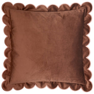 Ravioli Velvet Cushion Chestnut/Slipper