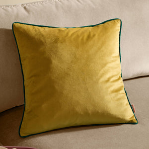Meridian Velvet Cushion Moss/Emerald