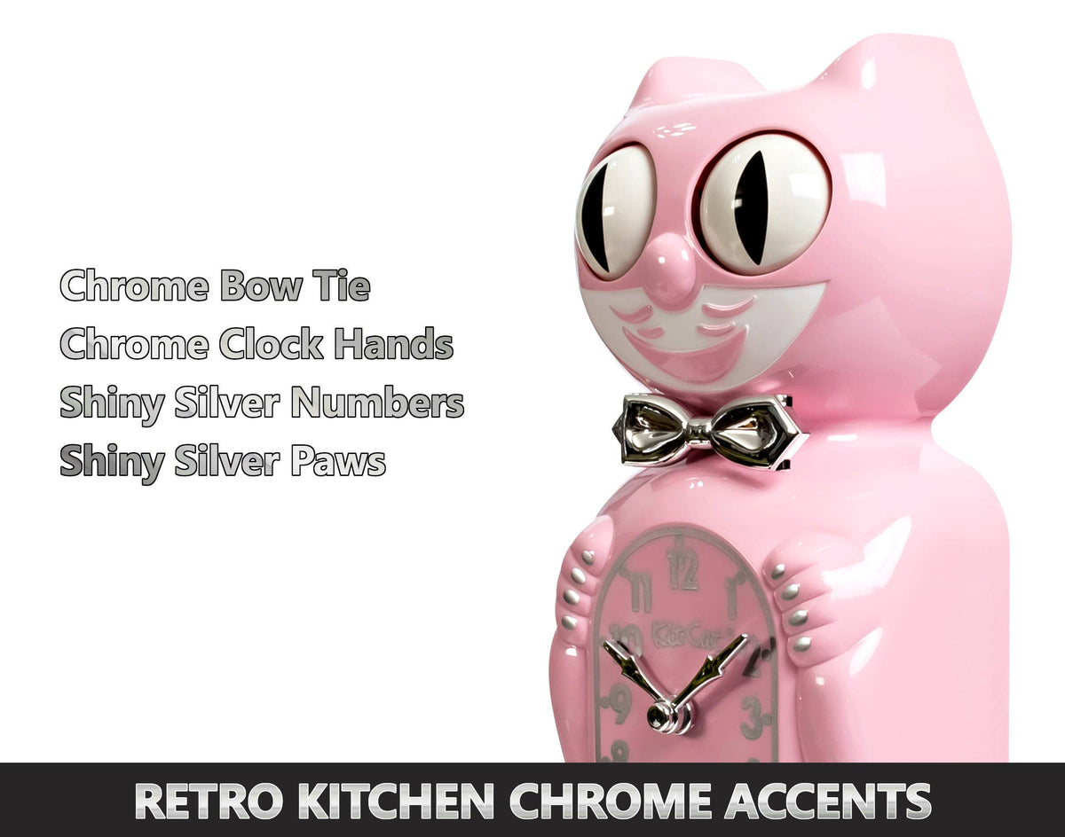 Retro Pink - Kitchen Edition Kit-Cat Klock