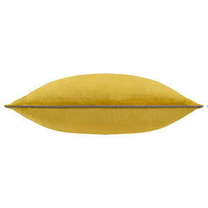 Meridian Velvet Cushion Moss/Charcoal