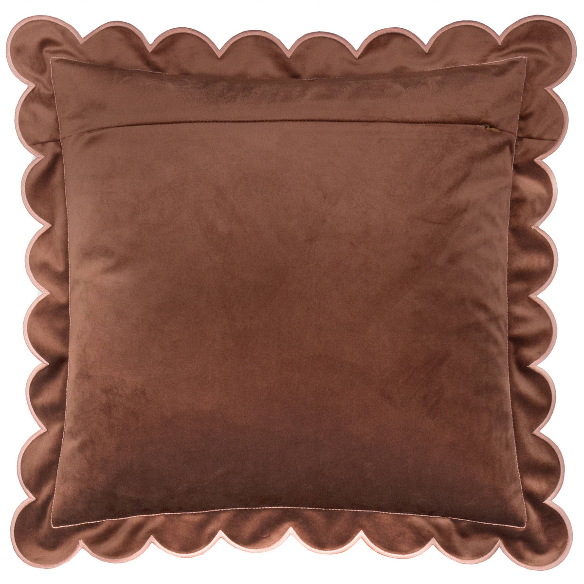 Ravioli Velvet Cushion Chestnut/Slipper