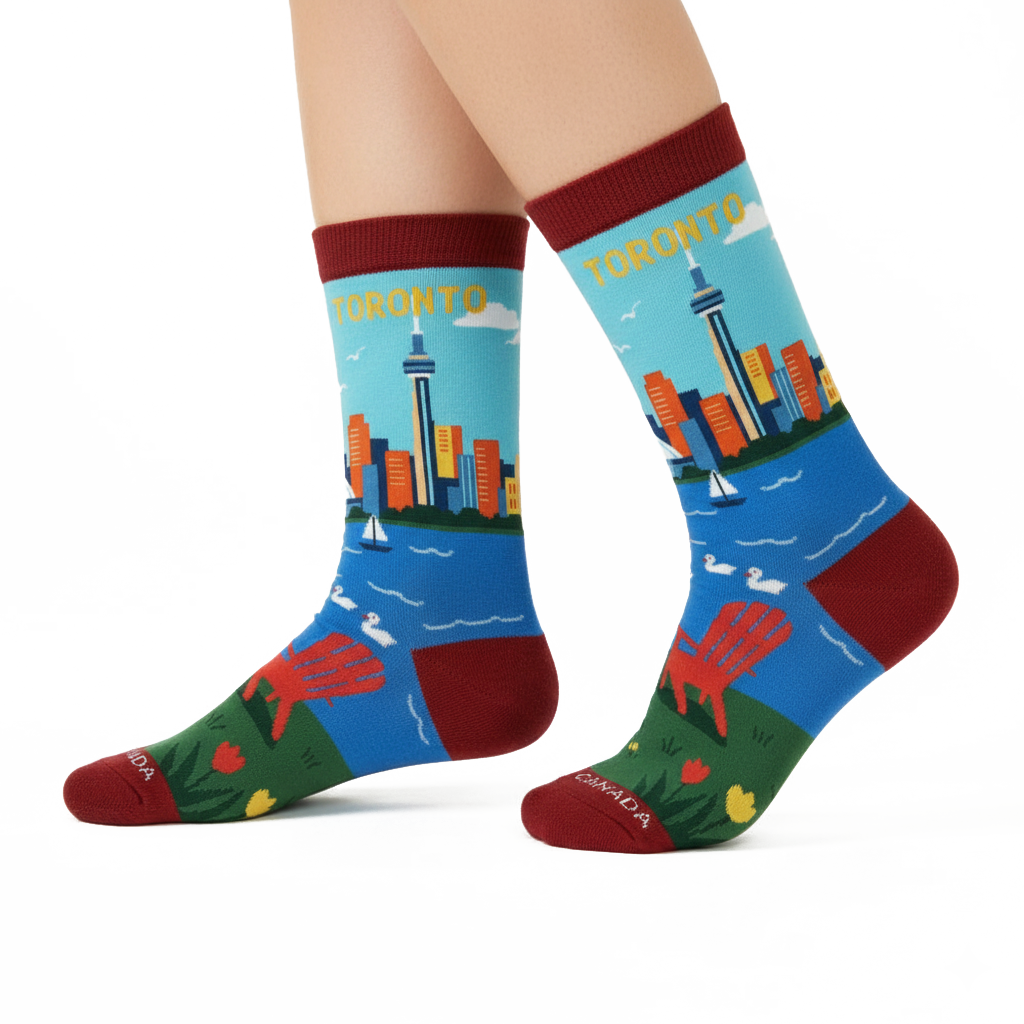 Toronto Scenic Crew Socks