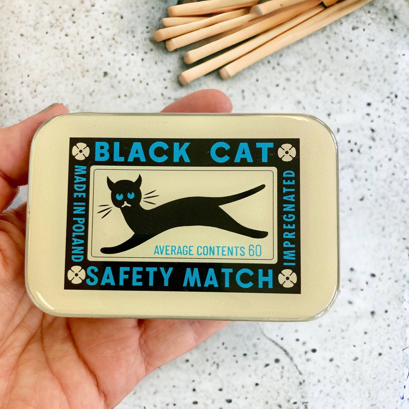 Black Cat Tin
