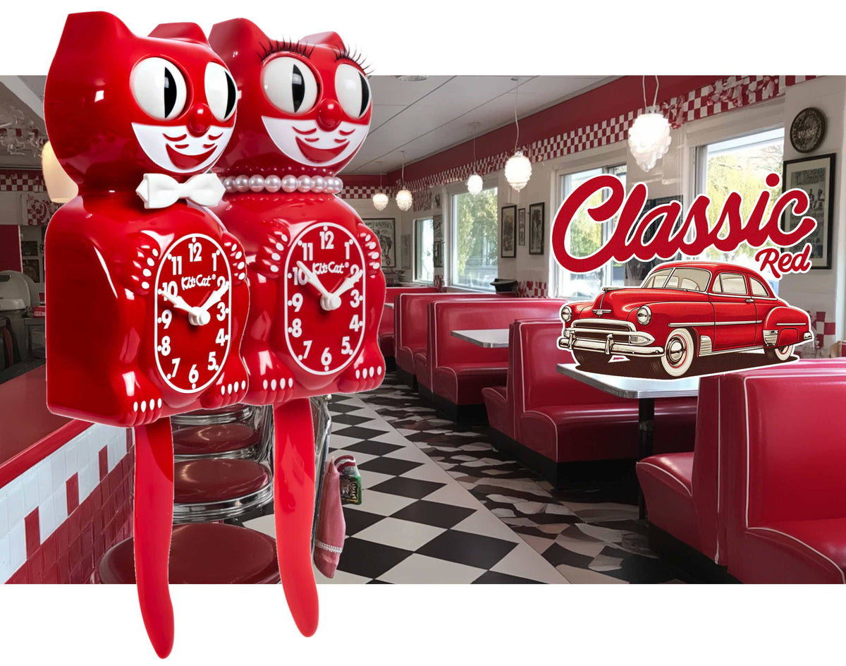 Classic Red - Kit-Cat Klock