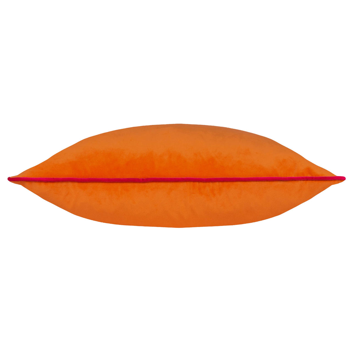 Meridian Velvet Cushion Clementine/Hot Pink