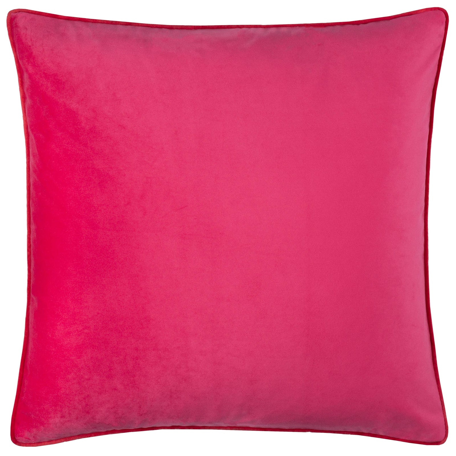 Meridian Velvet Cushion Pink/Red