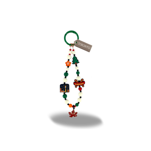 Toronto Beaded Bag Charm/Keychain