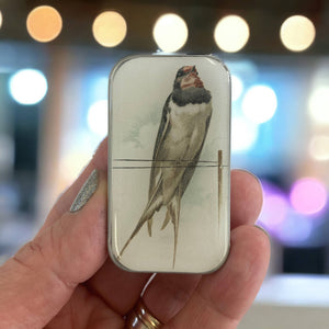 French Swallow Notions Tin