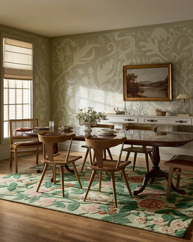 Highgrove Garden Rug (in Mint or Navy)