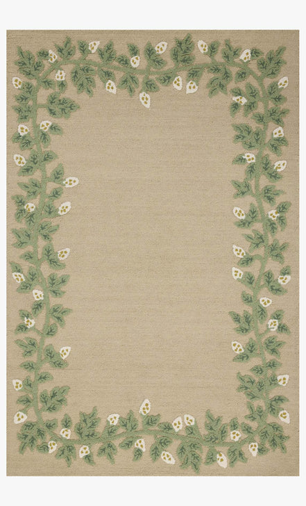 Highgrove Garland Rug (in Blue or Cream)