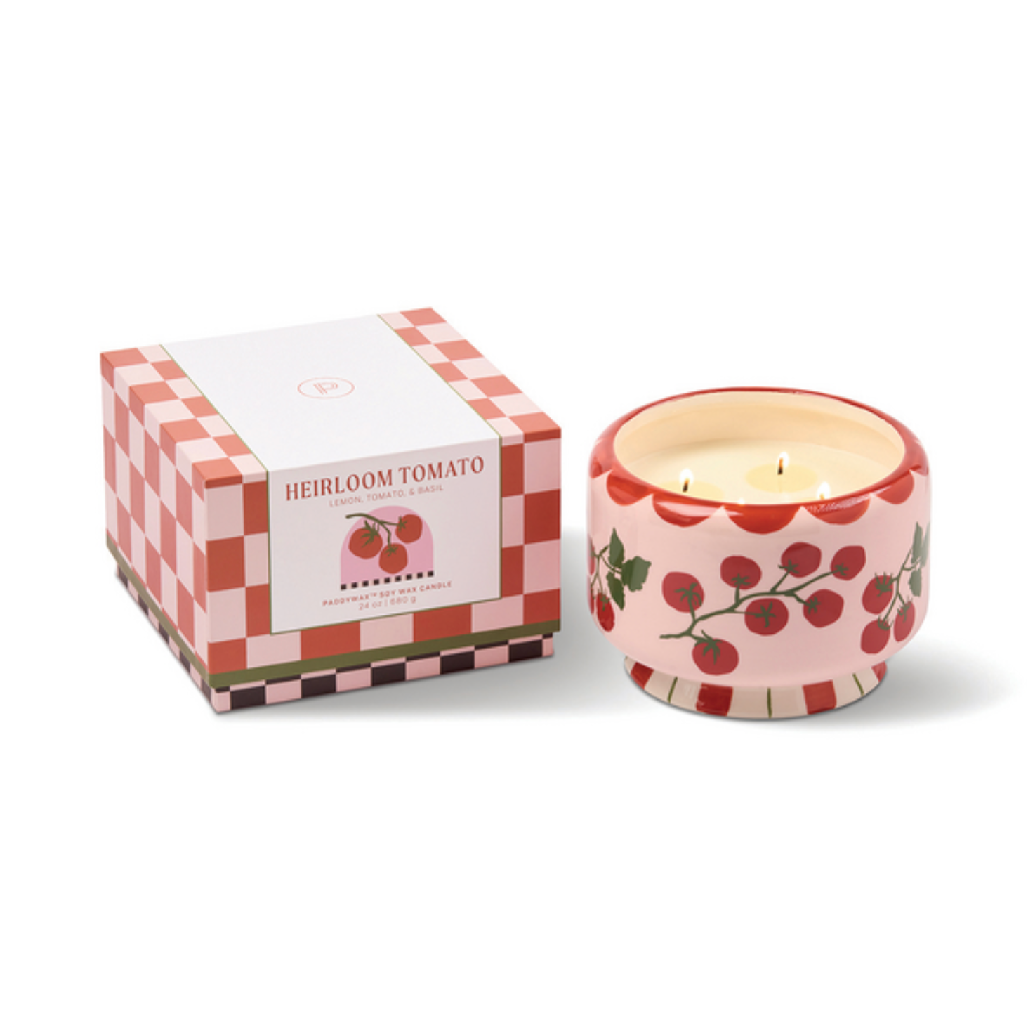 Tomato Vine Candle Heirloom Tomato - 24 oz. 4 Wick