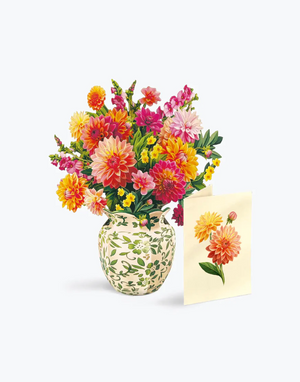 Mini Dahlia Sunrise Pop-Up Bouquet