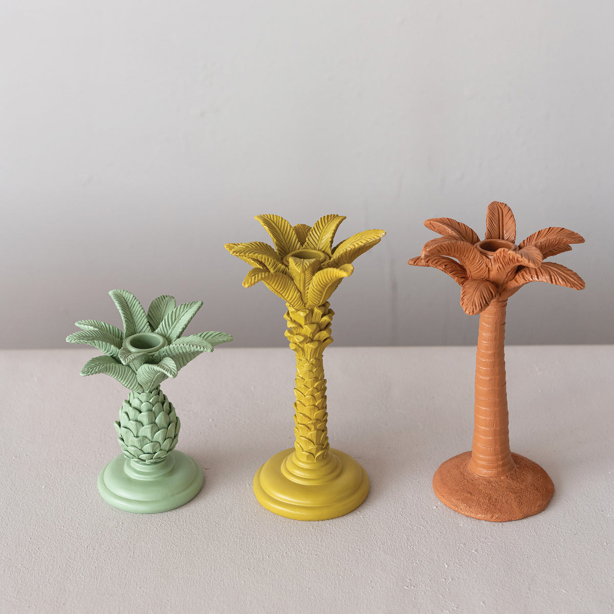 Palm Tree Candle Holder
