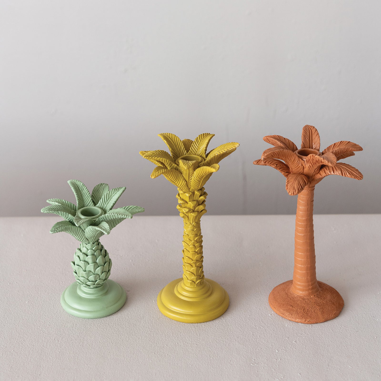 Palm Tree Candle Holder