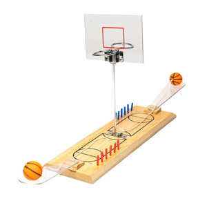 Wooden Dual Basketball Hoop Game
