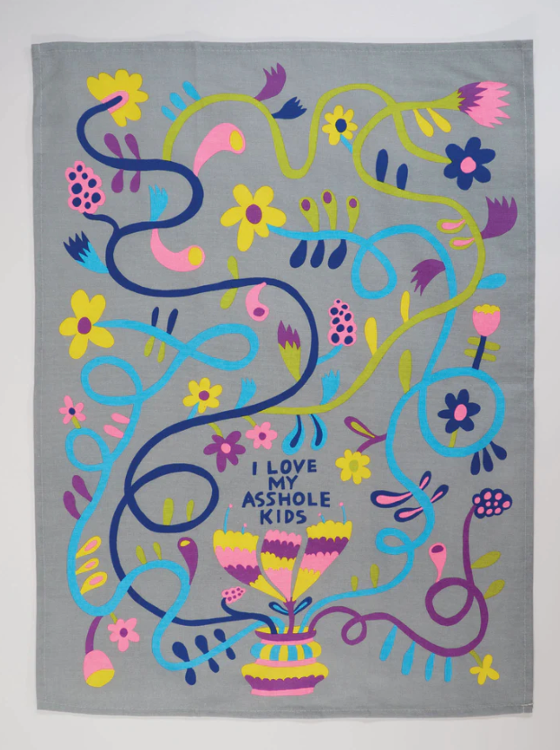 Asshole Kids Tea Towel