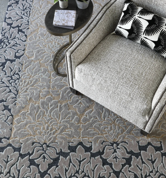 Flocked Damask