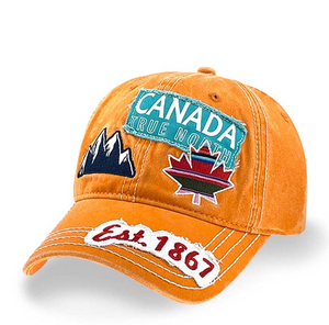 Canada Distressed Patch Baseball Cap