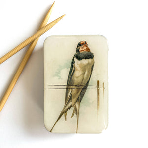 French Swallow Notions Tin
