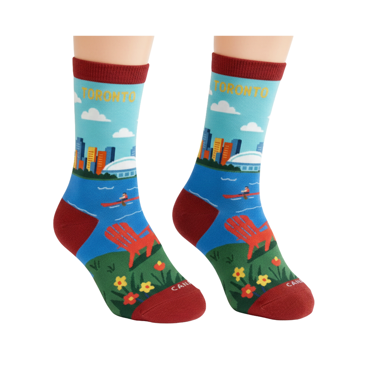 Toronto Scenic Crew Socks
