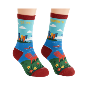 Toronto Scenic Crew Socks