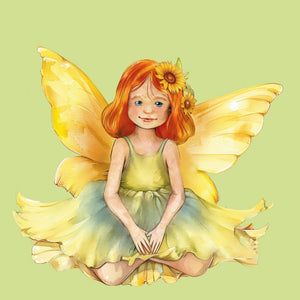 Sunflower Fairy Cake Topper