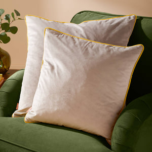 Meridian Velvet Cushion Dove/Cylon