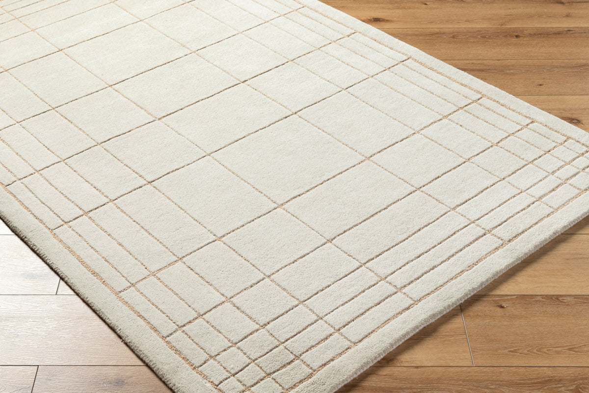 Alabaster Lattice Rug
