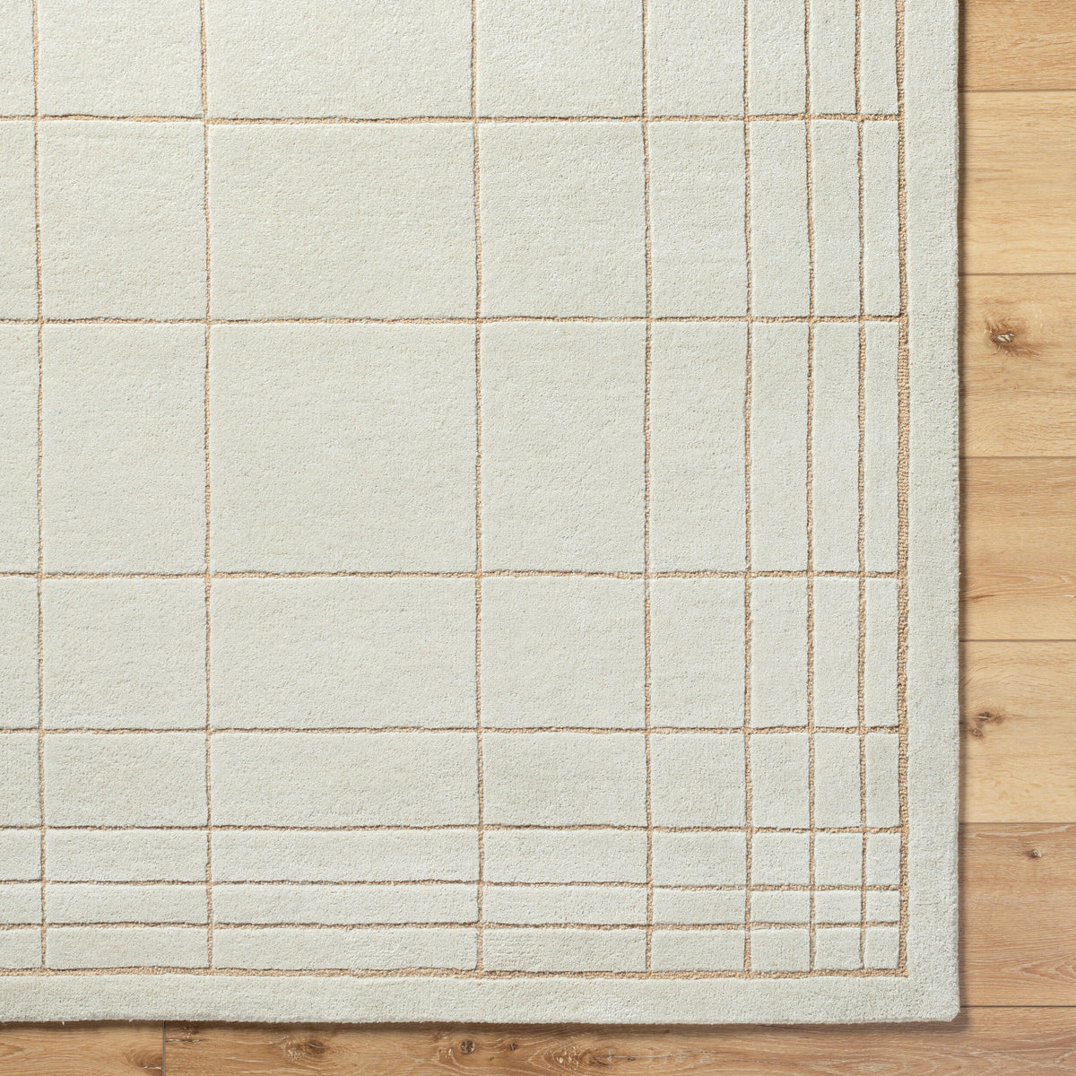 Alabaster Lattice Rug