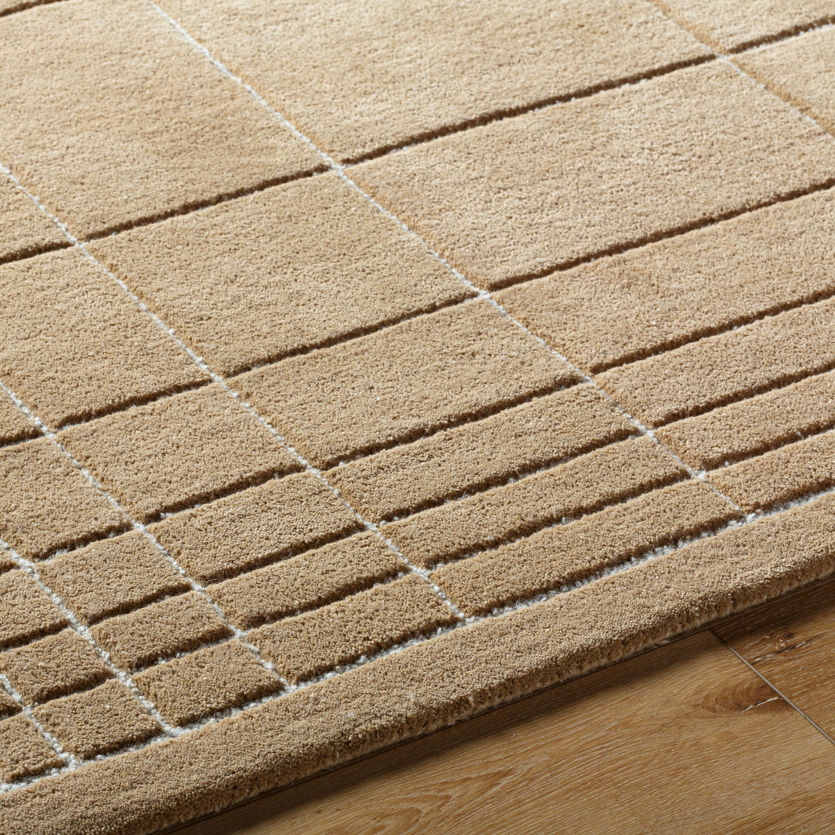 Ecru Lattice Rug