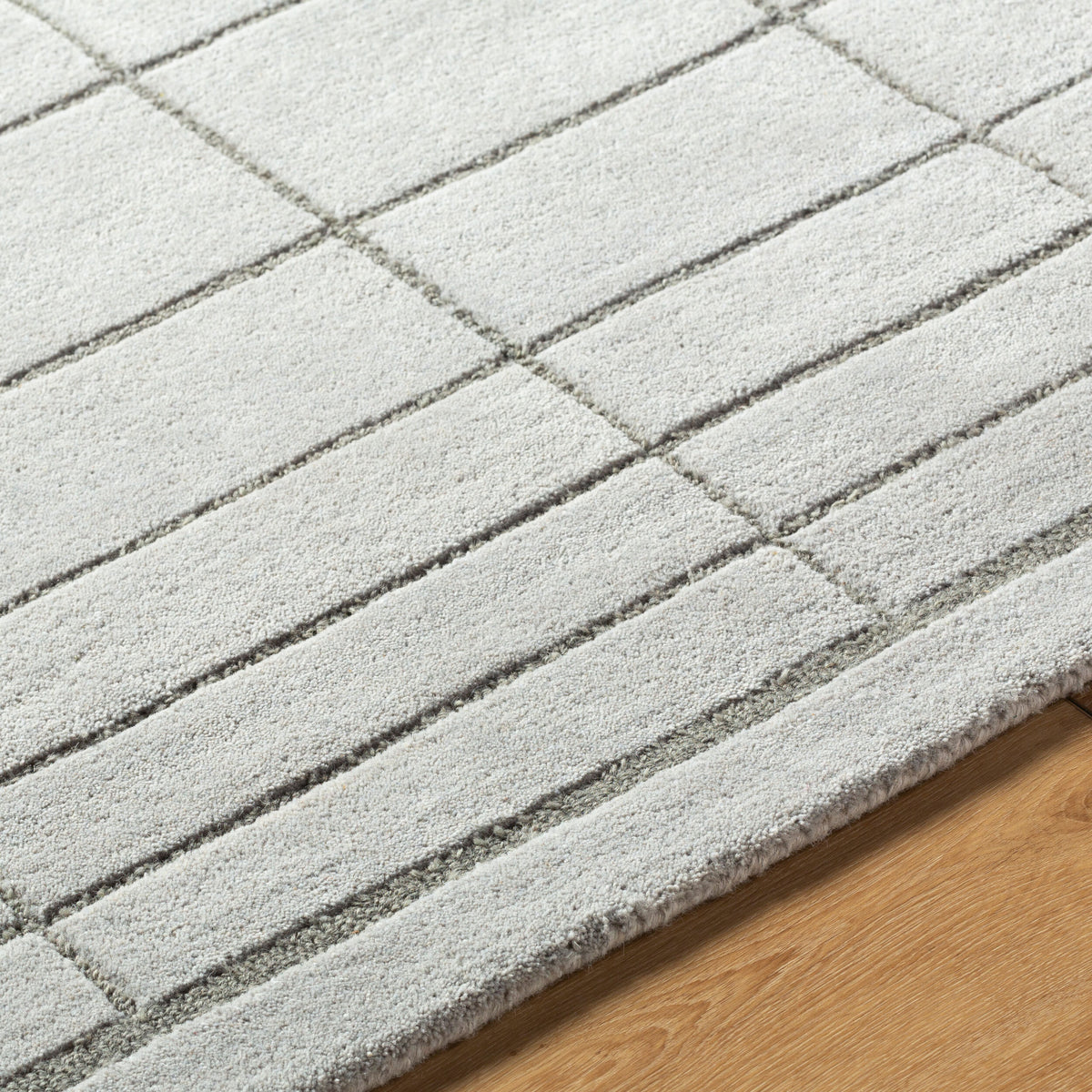 Ash Lattice Rug