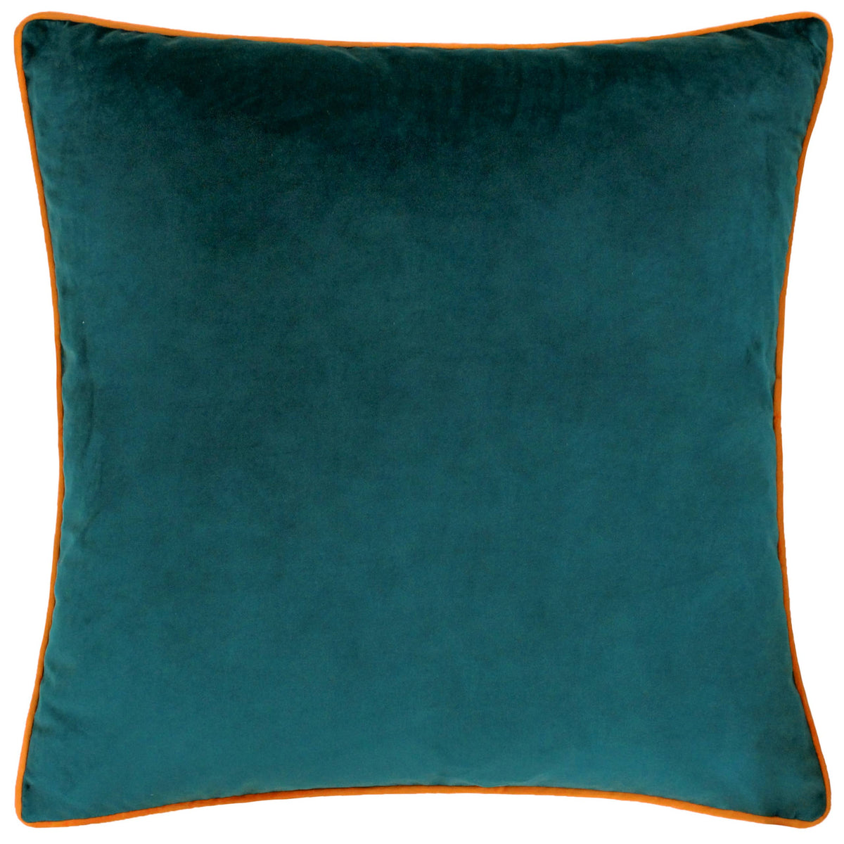 Meridian Velvet Cushion Teal/Tiger