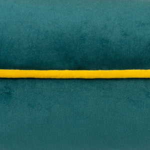 Meridian Velvet Cushion Teal/Cylon